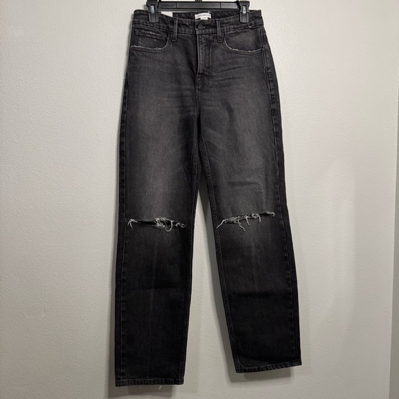 NWT Good American Good 90s Washed Black size 0/25 - Picture 4 of 7